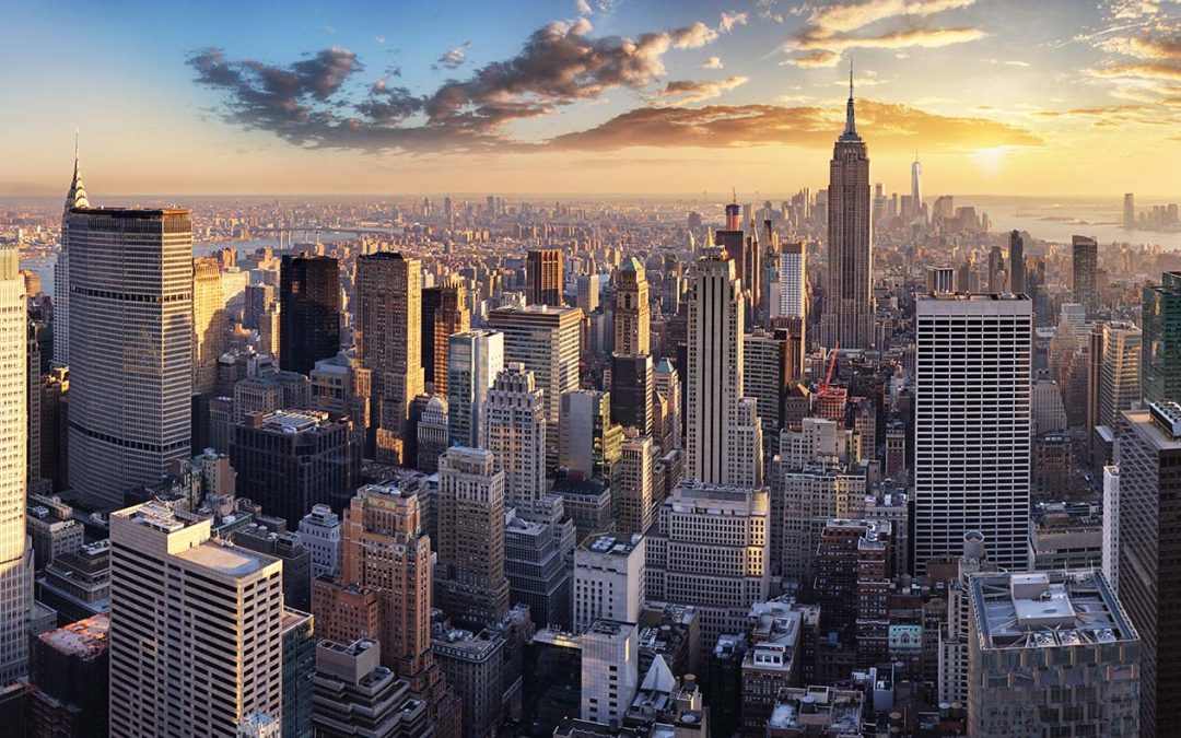 A photo of New York skyline
